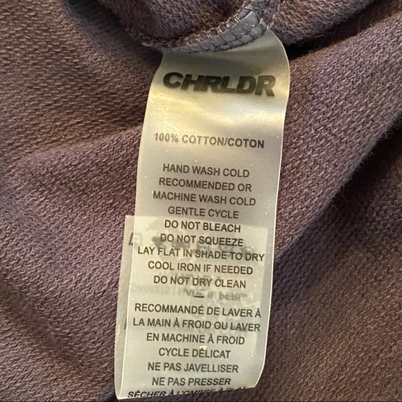 CHLRDR charcoal lightning bolt T-shirt -Size Medium - Picture 4 of 7